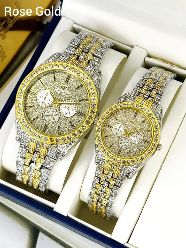 POSITIF Couple Watch – Elegant Matching His & Her Timepieces | Stylish Pair Gift For Lovers, Anniversary & Special Occasions