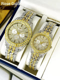 POSITIF Couple Watch – Elegant Matching His & Her Timepieces | Stylish Pair Gift For Lovers, Anniversary & Special Occasions
