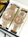 POSITIF Couple Watch – Elegant Matching His & Her Timepieces | Stylish Pair Gift For Lovers, Anniversary & Special Occasions